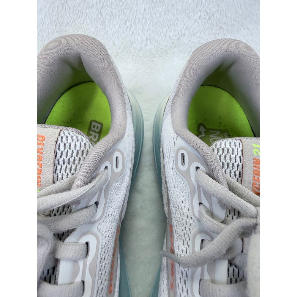 Brooks Glycerin 21 Womens Running Shoes Coconut Aqua Size 8 Wide Sneaker - Picture 9 of 10